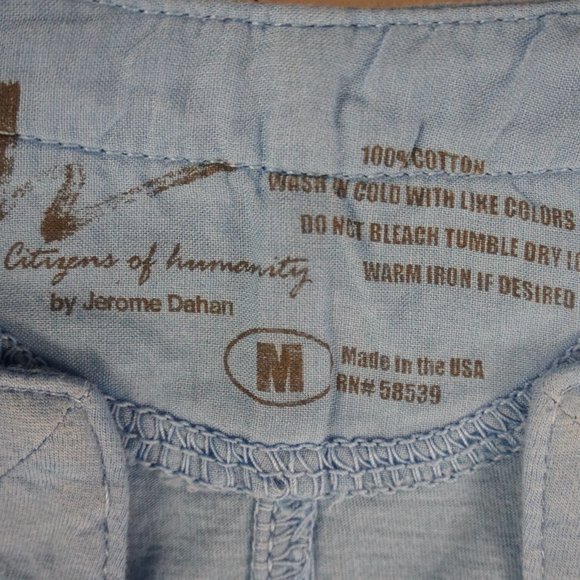 Citizens of Humanity Tunic Long sleeve Blue NWOT - Picture 8 of 11